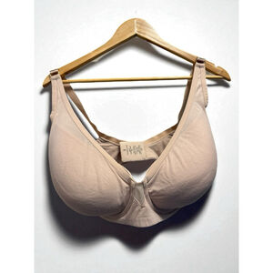 Thirdlove 24/7 Classic Uplift Underwire Plunge Bra 36H Beige